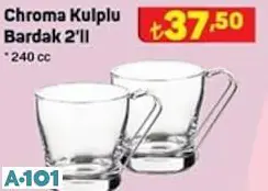 PAŞABAHÇE KULPLU BARDAK 2'Lİ PAŞABAHÇE KULPLU BARDAK 2'Lİ